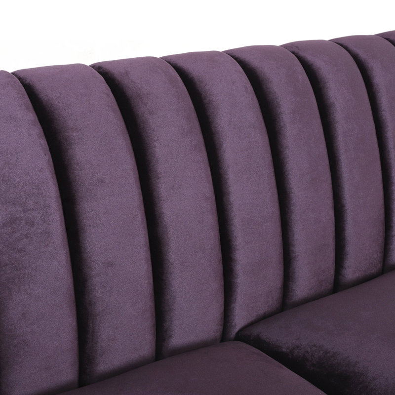 Canapé 3 places, Mauve