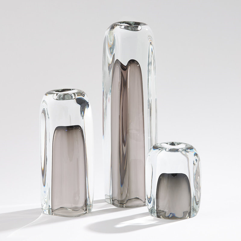 Tower T-Lite Holder/Vase-Grey-Med