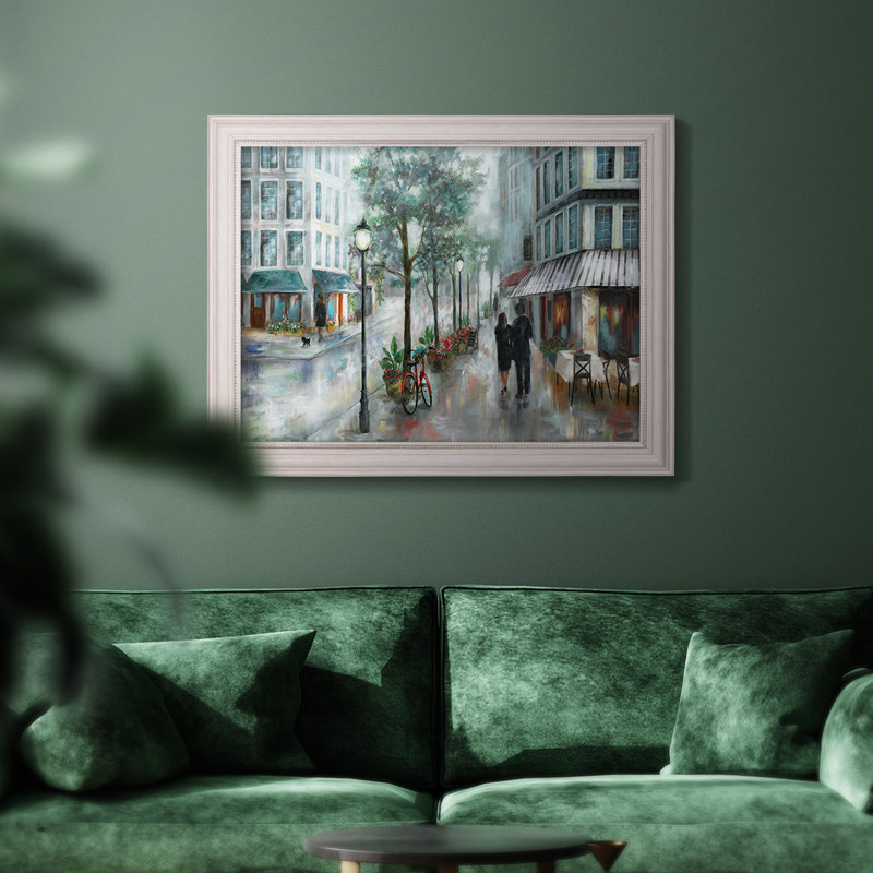 Out To Dinner, reproduction d'art sur toile, H 21 po x l 25 po x P 2,5 po