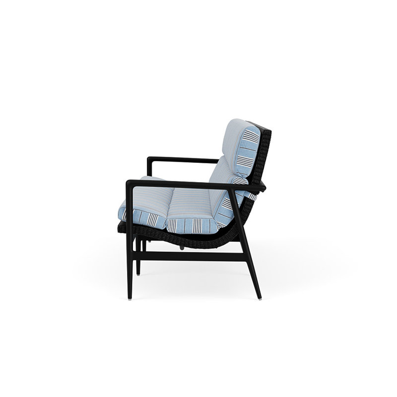 Cascade Outdoor 3 - Seat Patio Sofa, Hansen Sky, Ebony