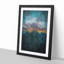 Mountains in California in Abstract - Framed Print-55727242-55727241
