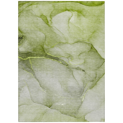 Fifi Washable Abstract Indoor / Outdoor Rug