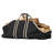 Modern Ember Black Log Carrier Bag - Lightweight Waxed Canvas with Nylon Webbing Handles