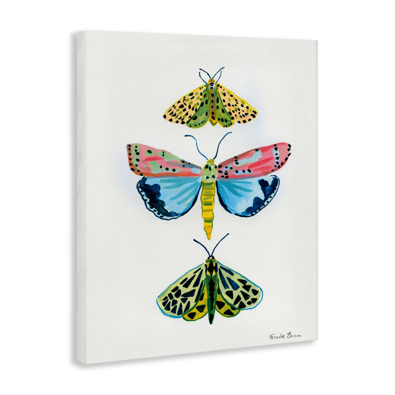 «Bright Moths Trio», conception par Farida Zaman, H 30 po x l 24 po