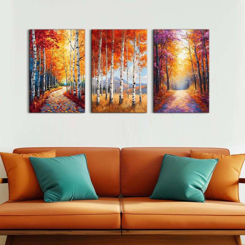3 Piece Wrapped Canvas Wall Art