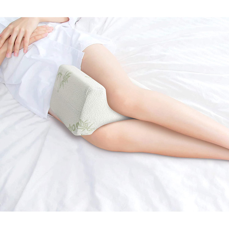Laursen Memory Foam Orthopedic Knee and Neck Pillow for Side Sleeper