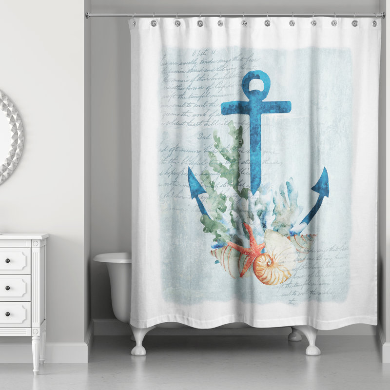 Sedalia Shower Curtain, Teal