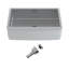 Cantrio KSS-3321-1 Évier de cuisine simple à tablier (style farmhouse) en acier inoxydable 304 calibre 18 de 33 po