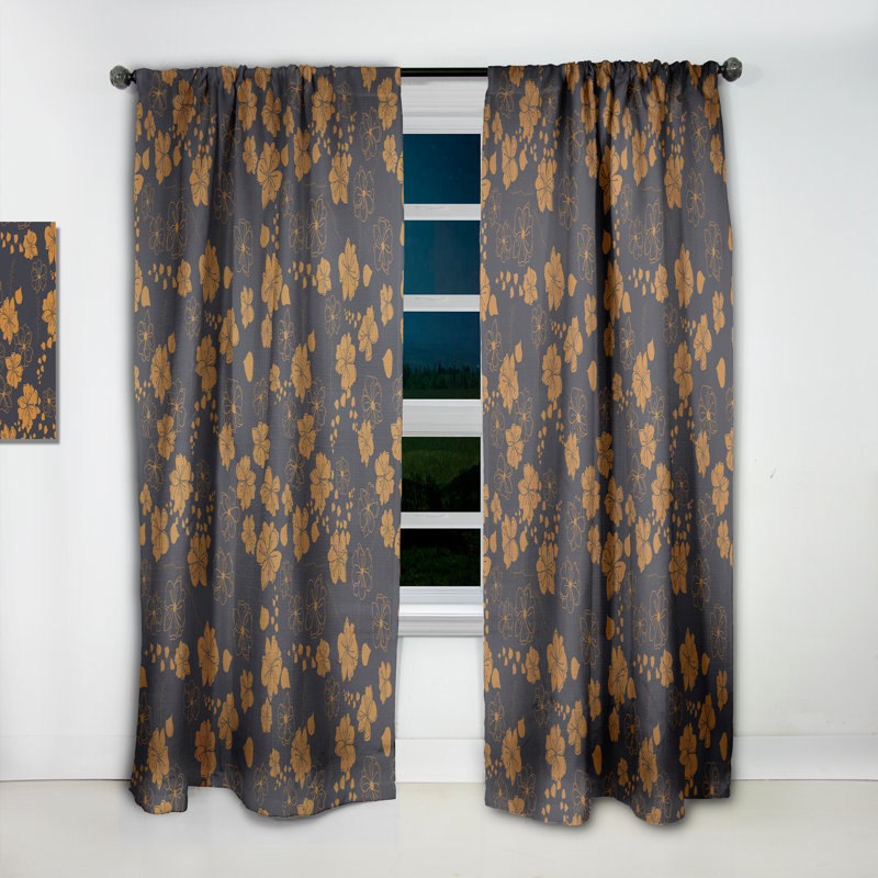 Velvet Blackout Single Curtain Panel, 52" W x 63" L