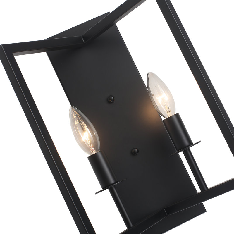 Modern 2-Light  Dimmable Wall Sconce