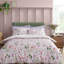 Serenity Garden Reversible 200 Thread Count Cotton Cotton Floral Duvet Cover Set with Pillowcases-1801305436