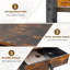 Manufactured Wood,Metal 75cm H Media Shelves