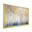 Minimalisme bleu et forêt dorée II - forêt, art mural-1657853767-1657853765