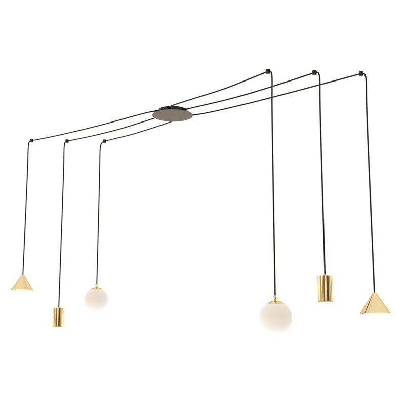 Abbylynn 6 - Light Pendant, Gold