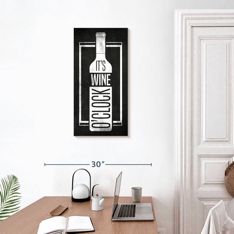 Wine Wine, H 30 po x l 15 po