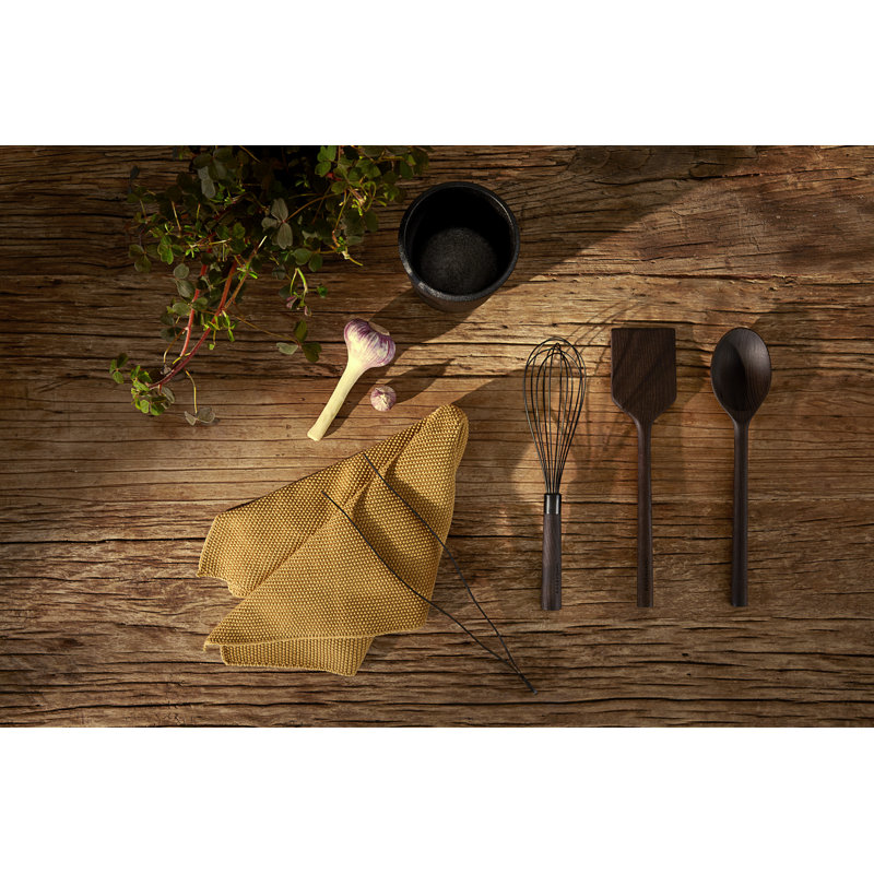 Black Ceramic Cylinder Utensil Crock, 6.1"