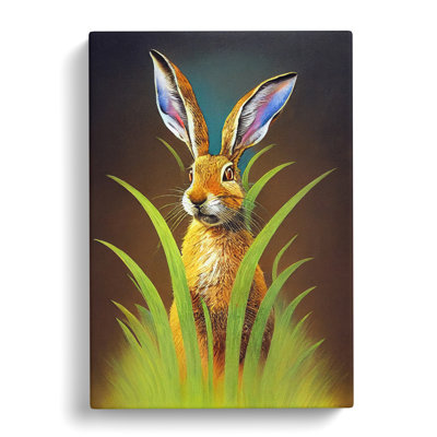 CAN-V0523-1130X Hare Expressionism - Wrapped Canvas Print