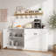 Armoire de rangement 64 po Modern Farmhouse