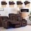 Upholstered 76.8 " Sofa Power Reclining-1926700136