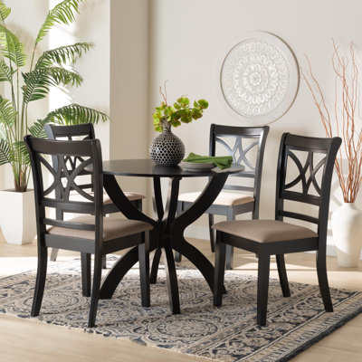 Juila 4 - Person Pedestal Dining Set