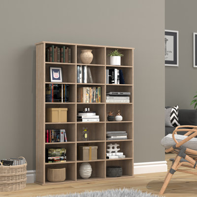 Inbal 136cm H x 105cm W Standard Bookcase
