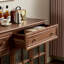 Buffet de rangement rétro entièrement en bois massif-148982465