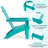 Heimo Weather-Resistant Foldable Adirondack Chair-289562989