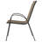Outdoor Patio Chairs , Stackable Dining Chairs for All Weather, Chair Set with Armrests for Backyard-471438935