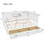 L-Shaped Bed Frame With Drawer And And Bookcase,Corner Bed Wooden Captain Bed With Led Downlight And USB Port For Small Room,Bedroom, Guest Room, Bed Frame-2115609429