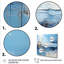 «Blue and Beige Tranquility Beach III - Coastal Minimalisme», art mural-367703325-400753401