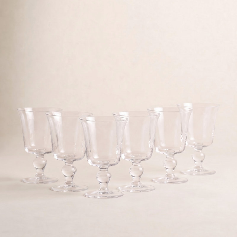 Ensemble / 6 verres à vin