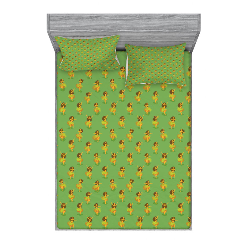 Microfiber Sheet Set, Queen Sheet Set with Fitted Sheet