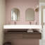 Ensemble de meuble-lavabo double mural 60 po Alysa-71095542
