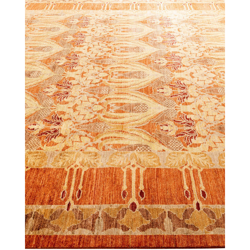Overyed One-of-a-Kind Rectangle 7'10" X 9'7" Hand Knotted Area Rug