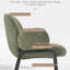 Anston 46cm H Linen Upholstered Metal Armchair-499747925-483708594