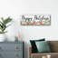 «Happy Holiday Sign» par Cindy Jacobs, art mural en verre acrylique-1833126961