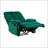 Reclining Chair Green Velvet Upholstery Square Tufted Back Pillowtop Arms-93162520