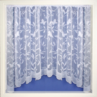 Arelious Polyester Semi Sheer Curtain Single Panel