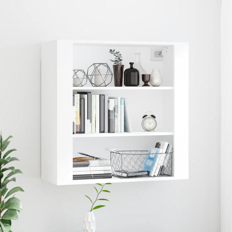 Aelianna Square Accent Shelf, White