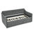 Twin Size Daybed With Twin Size Trundle Upholstered Tufted Sofa Bed, Waved Shape Arms, Grey (80.5"x44.5"x33.5")