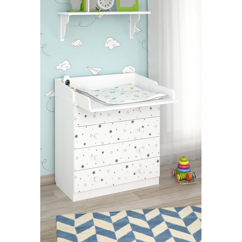 Changing dresser Model 800, white, Starlight