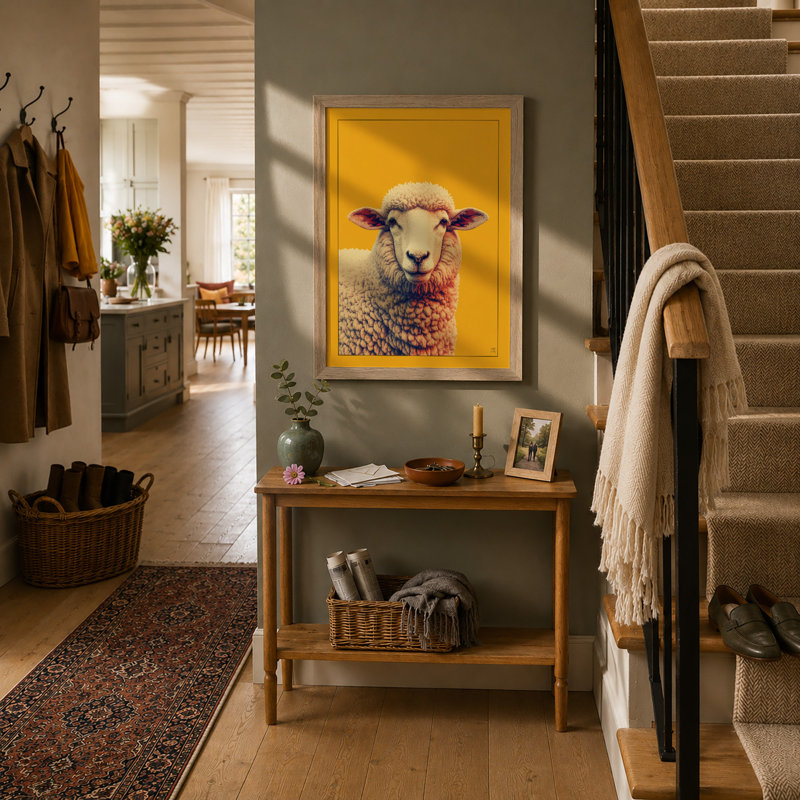 Gentle Gaze Modern - Print, Oak, A3 - 42.0 x 29.7 cm