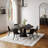 Maxwell Modern Dining Chairs Set, Upholstered PU Leather Kitchen Side Chairs with Metal Legs-1417720803