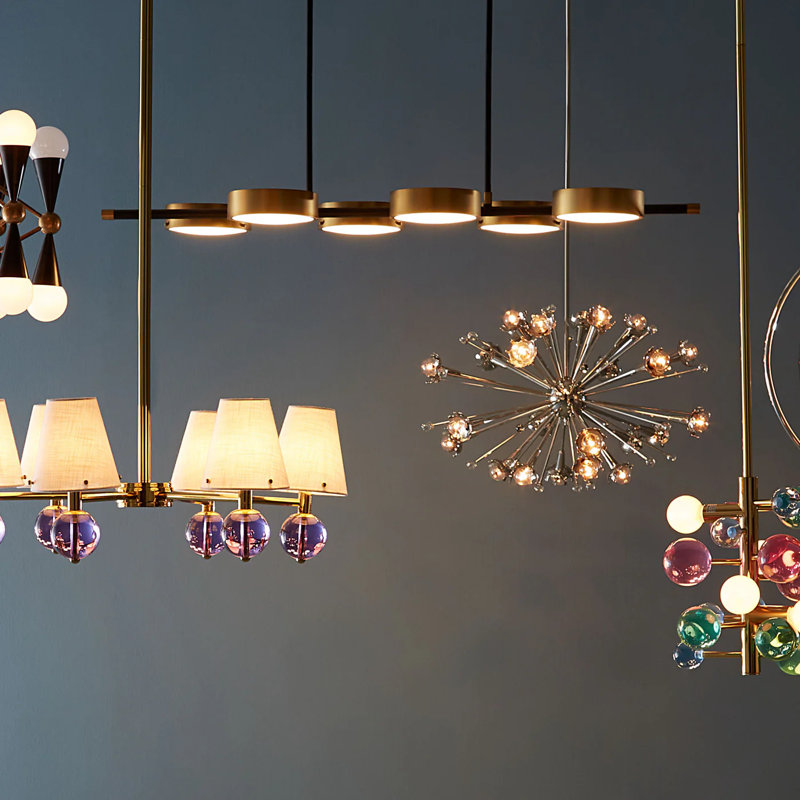 Sputnik 24 - Light Chandelier, Polished Nickel