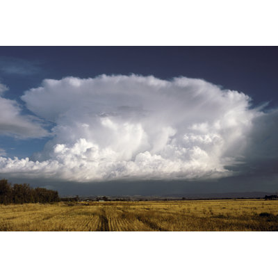Anvil Shaped Thunderstorm by Beyondimages - Wrapped Canvas Print