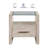 Jaquelyn 24" Glass Top End Table-783022279