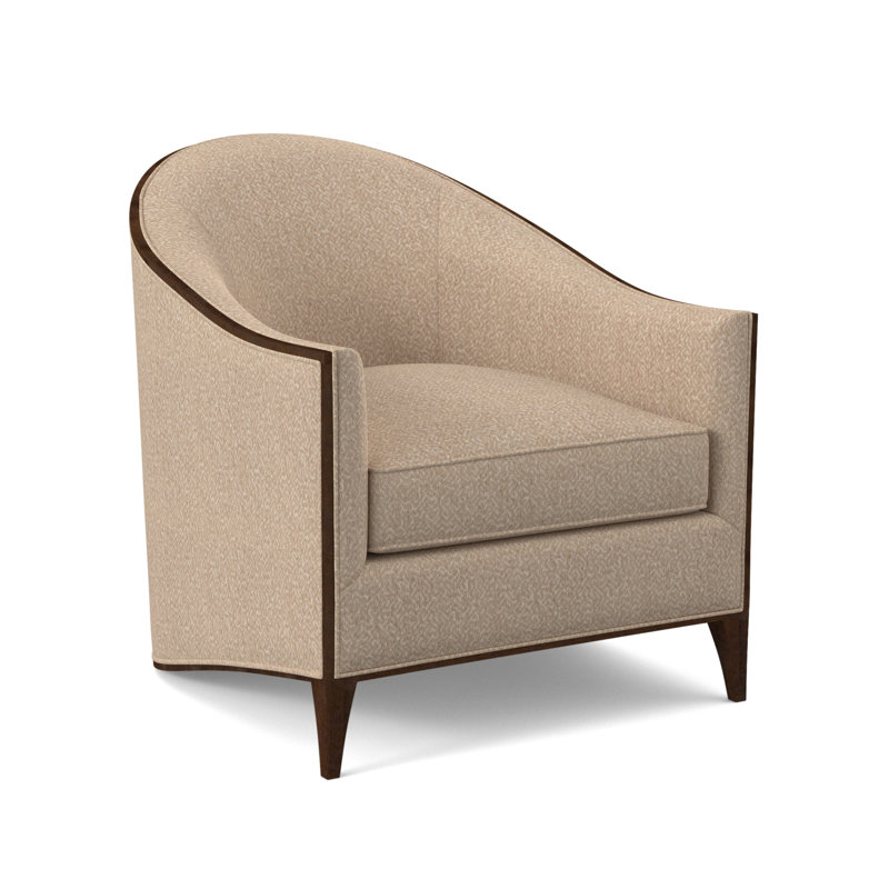 Chaise Atelier, Noyer américain, Mélange de polyester blé Maya