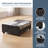 Set of 2 Under Bed Storage Boxes with Wheels & Clear Lids, Rolling Organizer Bins for Bedroom & Closet