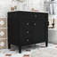 Meuble-lavabo en bois avec lavabo, armoire avec tablettes réglables et tiroirs à fermeture en douceur Dzenan-1634005804