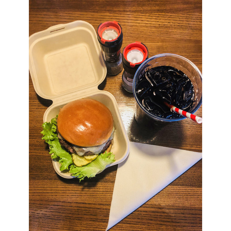 Contenants alimentaires jetables 100% compostables avec couvercles [paquet de 250]